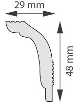 Taklist frigolit DP17