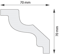 Taklist frigolit DP21