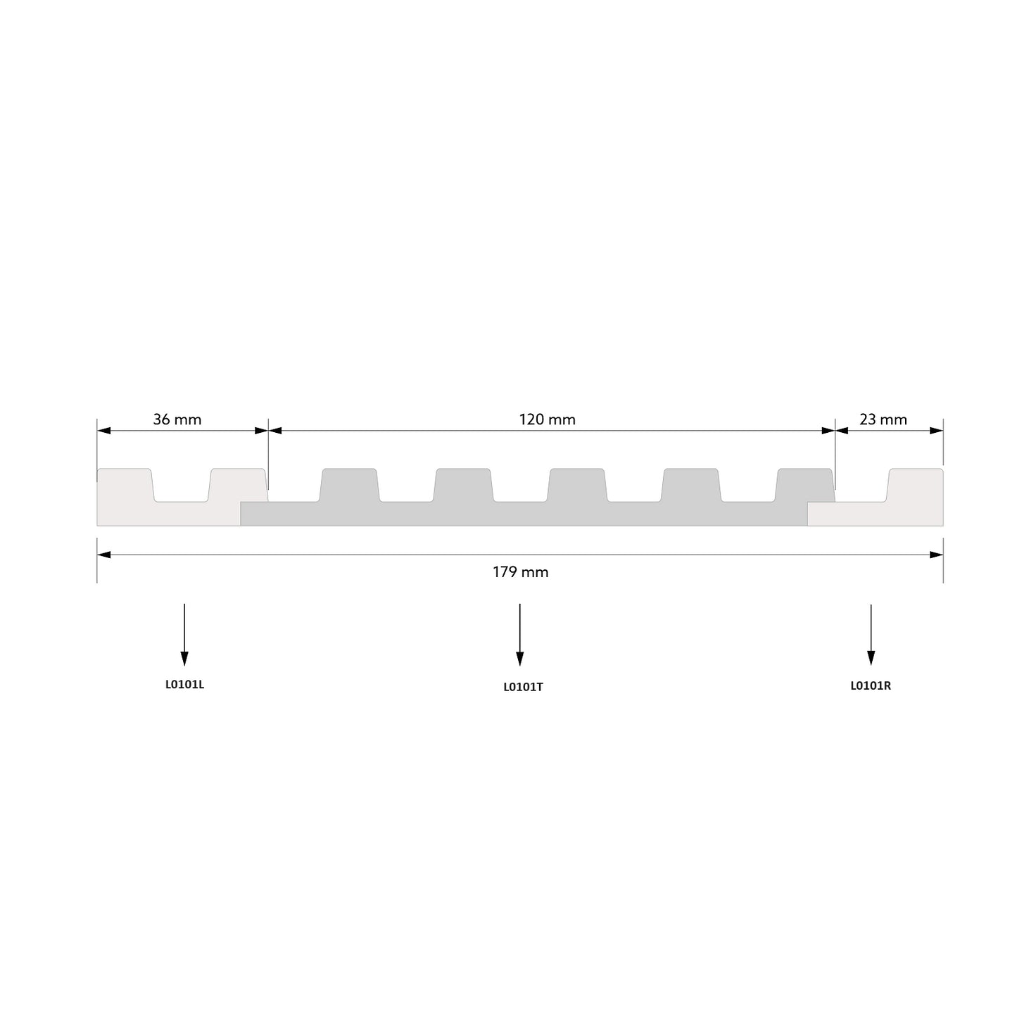 3D Väggpanel L0101T