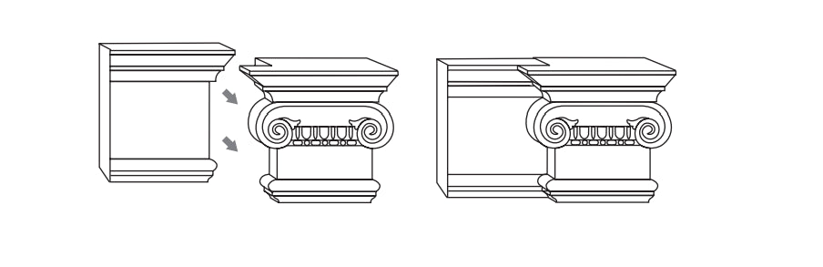 Kapitäl skaft D1602R