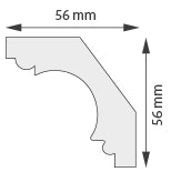Taklist frigolit DP46