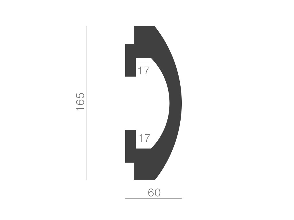 Taklist indirekt ljus KD112