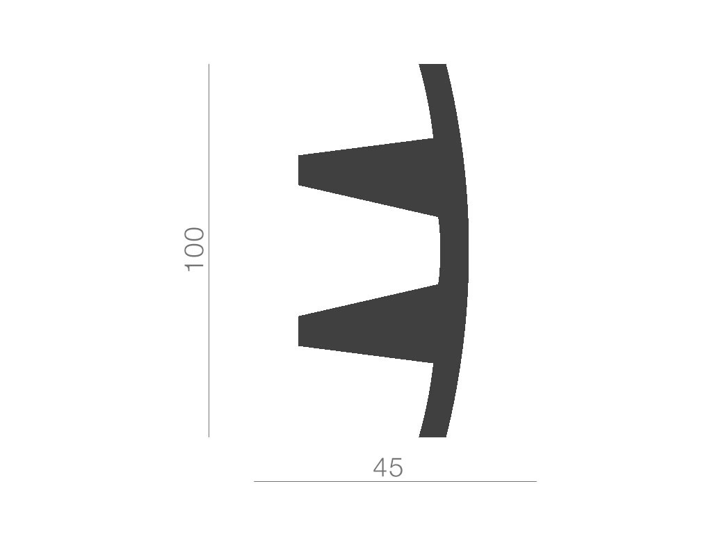 Taklist indirekt ljus KF503 Flex