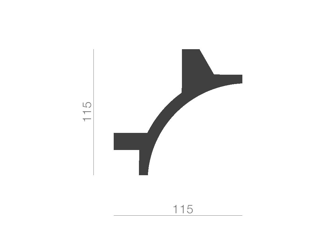 Taklist indirekt ljus KF706